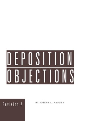 cover image of Deposition Objections